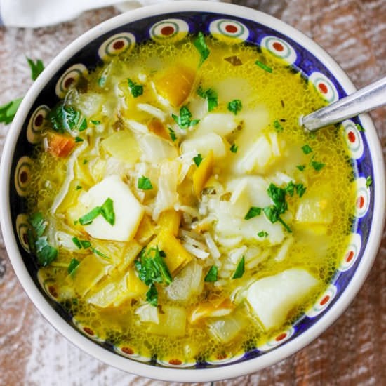 Chunky Potato Leek Soup