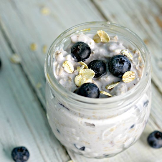 Blueberry Overnight Oatmeal