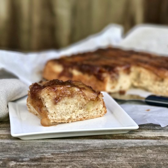 Caramel Apple Upside-Down Cake