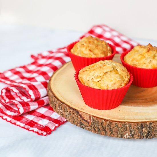 Apple and Cheddar Pupcakes