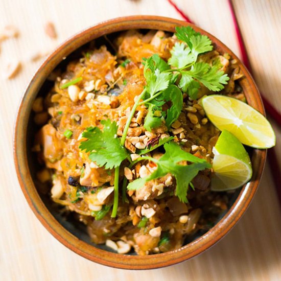 Spaghetti Squash Pad Thai