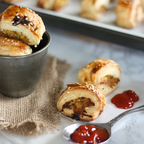 Thai Chicken Sausage Rolls