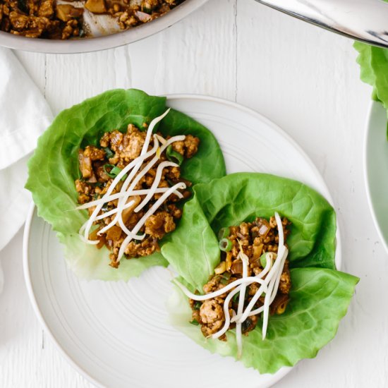 Asian Chicken Lettuce Wraps