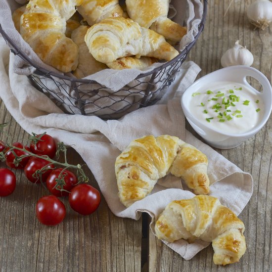 ham and cheese croissants