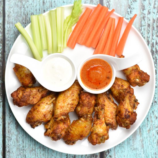 Crispy Buffalo Chicken Wings Recipe