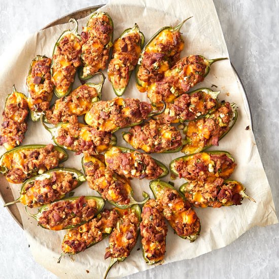 Baked Jalapeno Poppers Supreme