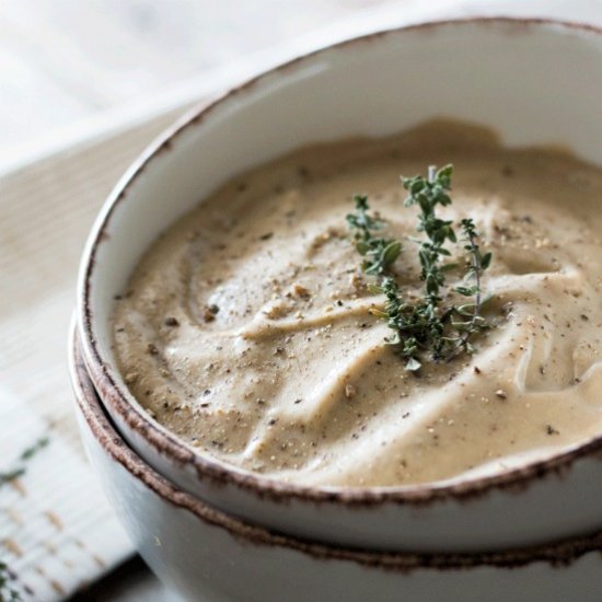 IRISH MUSHROOM AND POTATO SOUP