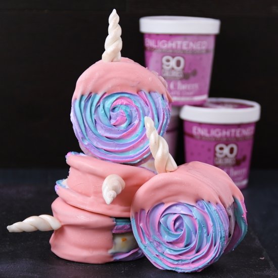 Unicorn Meringue Ice Cream Sandwich