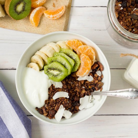 Cocoa granola