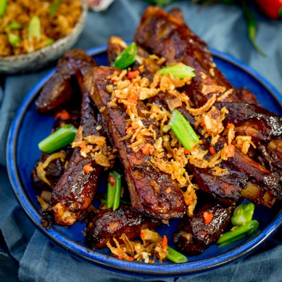 Oven Baked Asian Ribs