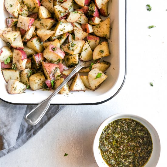 Chimichurri Roasted Potatoes