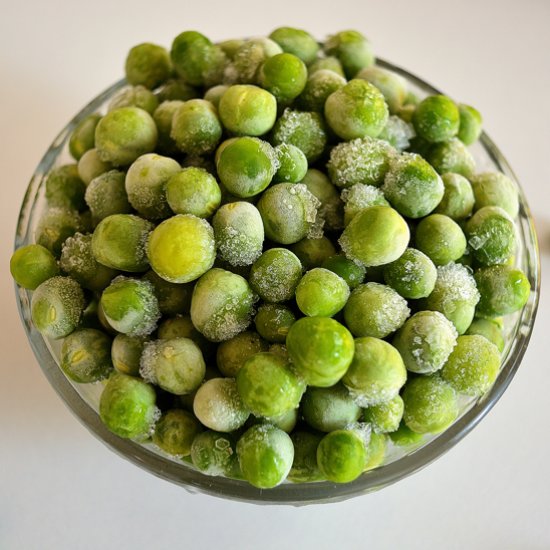 Homemade Frozen Peas