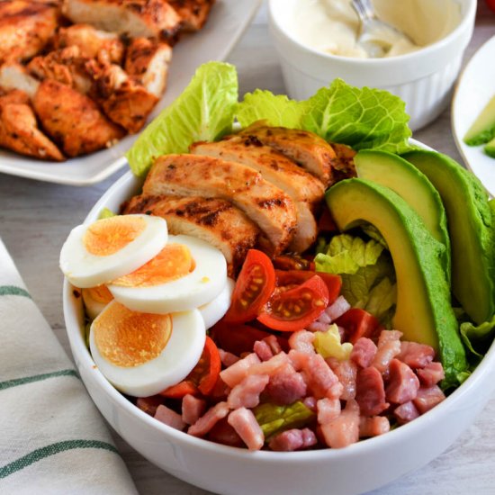 Spiced Chicken Club Salad