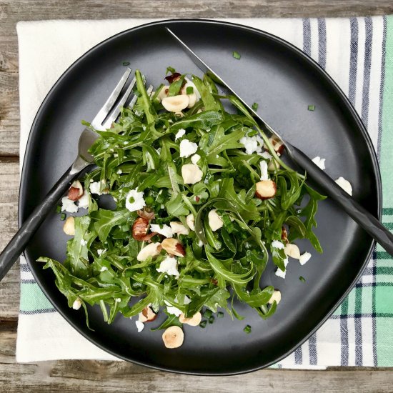 Arugula Salad With Goat Cheese