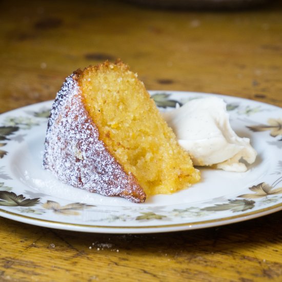 Orange Polenta Cake