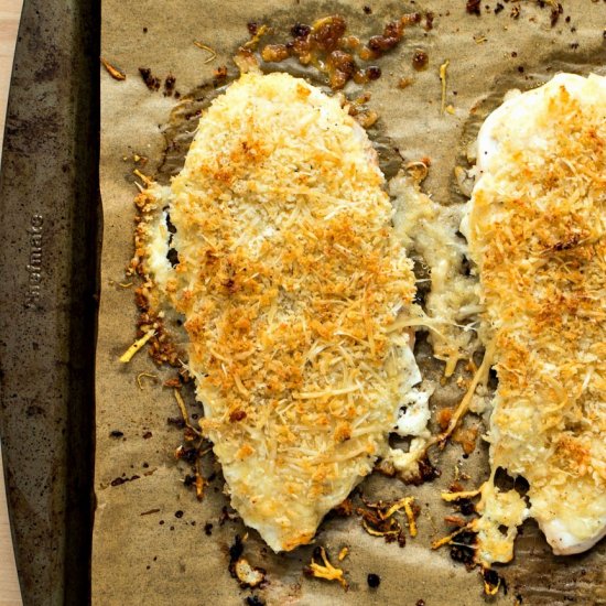 Healthy Parmesan Crusted Chicken