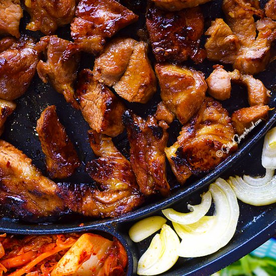 Dwaejigalbi (Korean Style BBQ Pork)