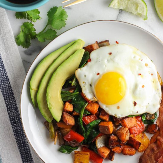 Southwestern Sweet Potato Hash