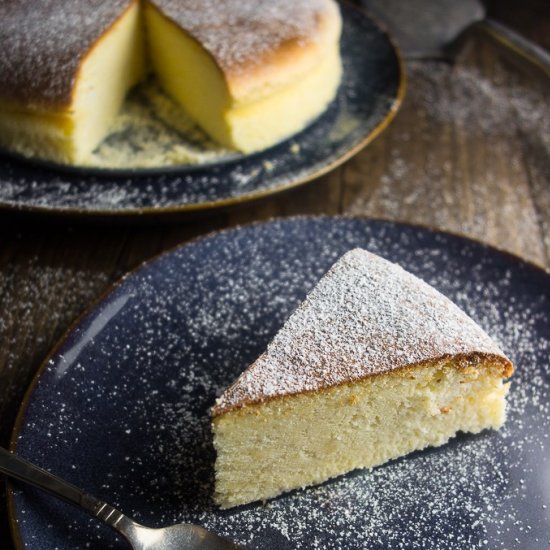 Light & Fluffy Japanese Cheesecake