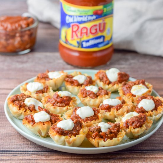 Saucy Beef Appetizer Cups