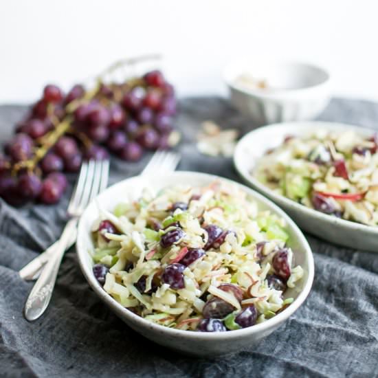 apple cabbage slaw salad