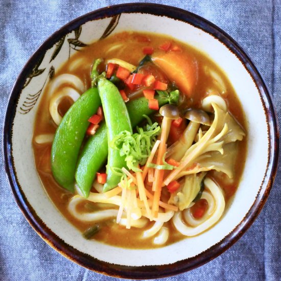 Vegan Curry Udon (GF)