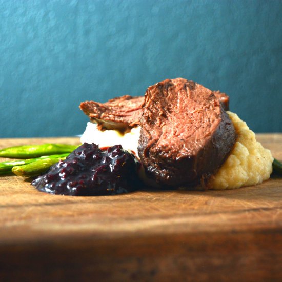 Sous Vide Elk Steak