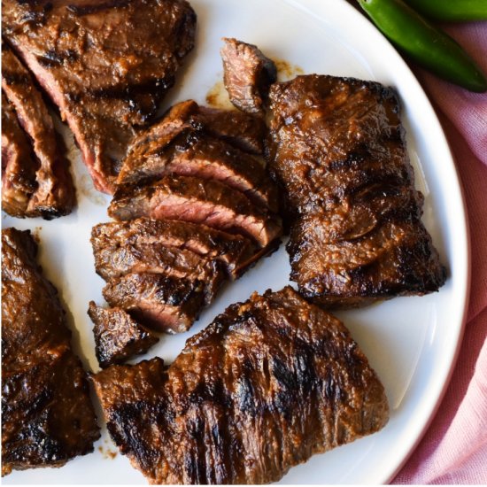 Ginger Miso Skirt Steak