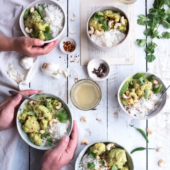 Easy cauliflower curry