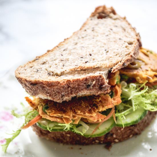 Easy chickpea flour patties