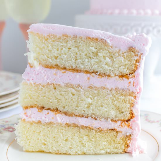 Pink Prosecco Cake