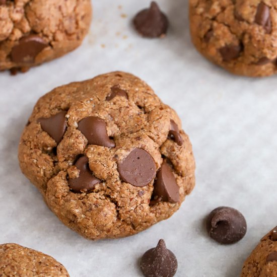 GF Nutella Chocolate Chip Cookies