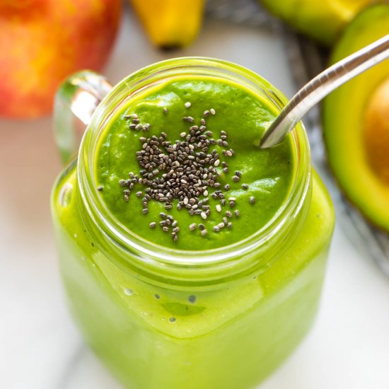 Cleansing Apple Avocado Smoothie