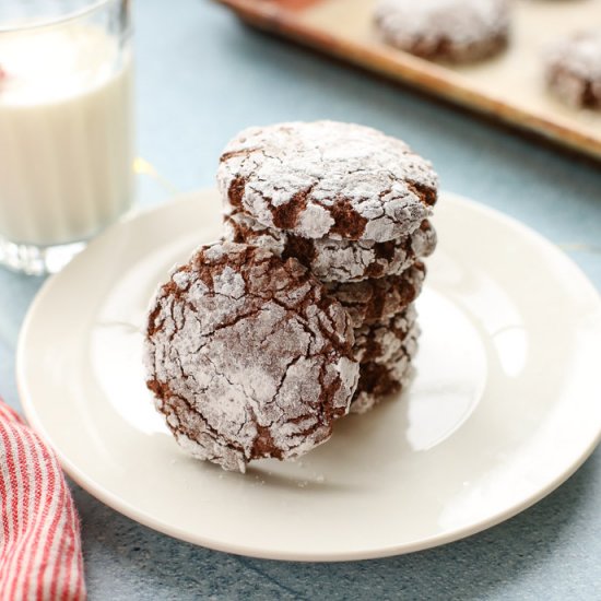 Gluten Free Chocolate Crinkles