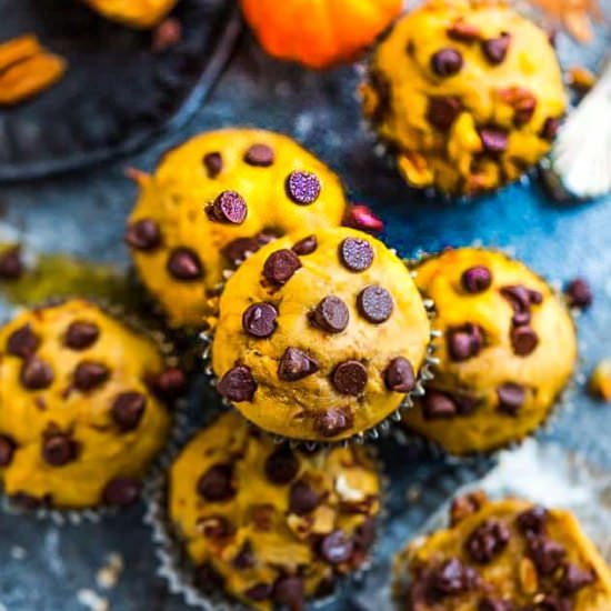 Pumpkin Chocolate Chip Muffins