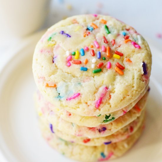 Rainbow Sugar Cookies