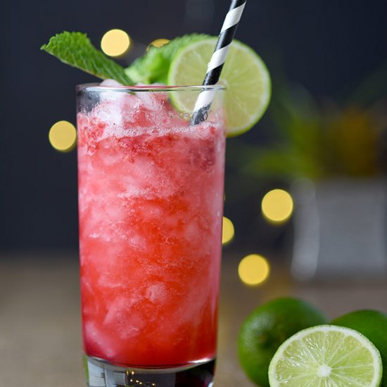 Raspberry Gin Fizz