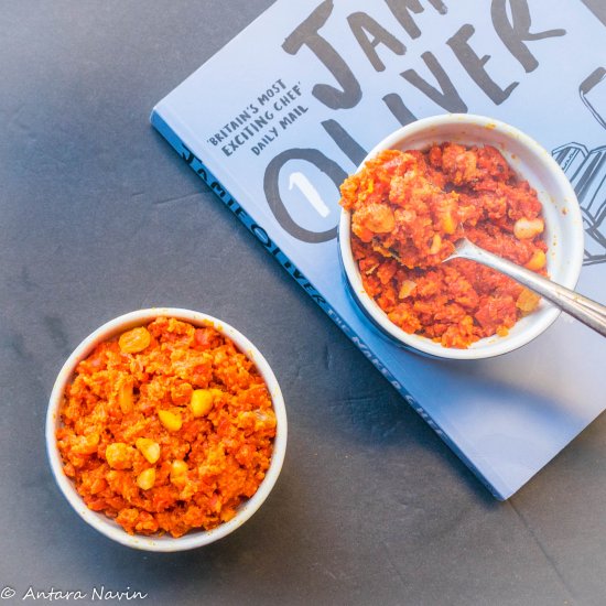 Eggless Indian Carrot Pudding