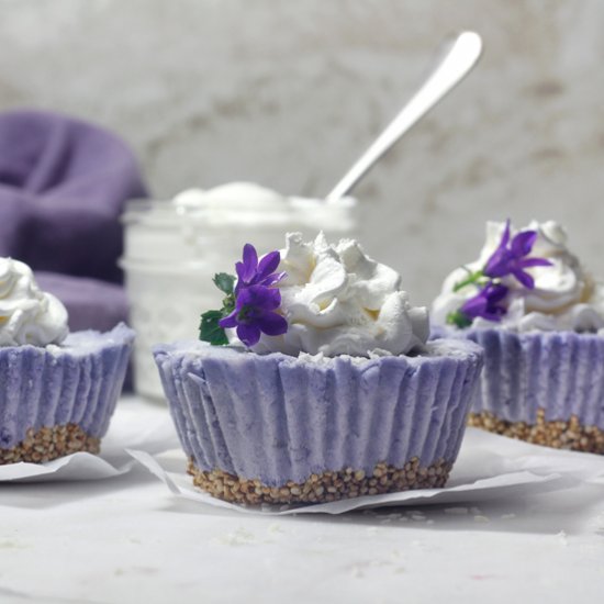 Purple Sweet Potato Cream Cups