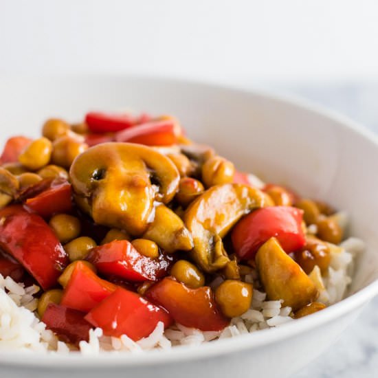 30 Minute Chickpea Stir Fry