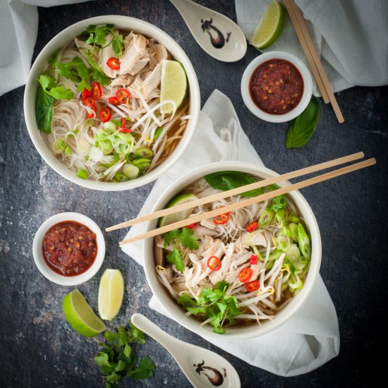 Quick and Easy Chicken Pho