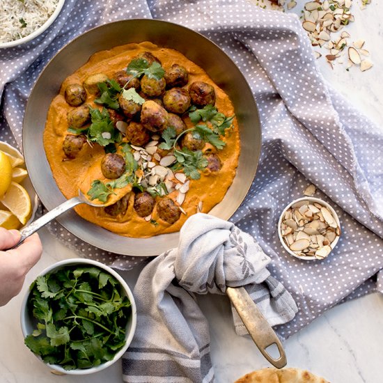 Butter Chicken Meatballs