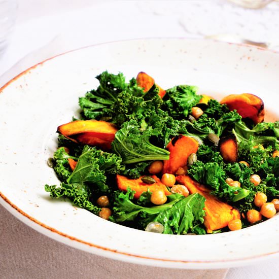 Kale, Chickpea and Sweet Potato