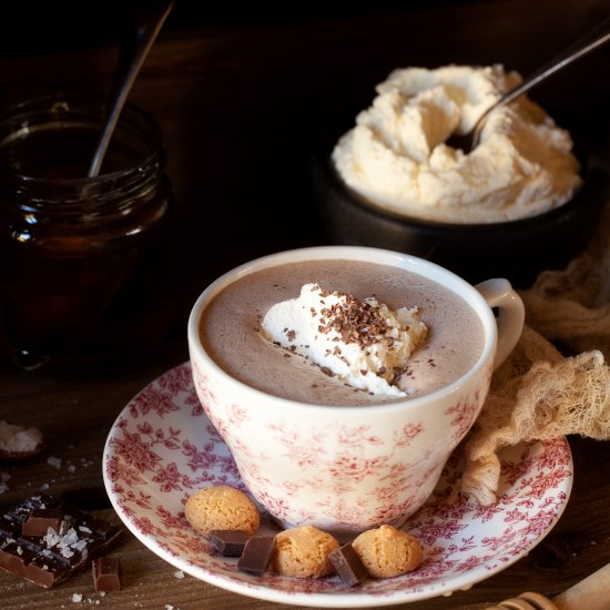 Salted Honey Hot Chocolate