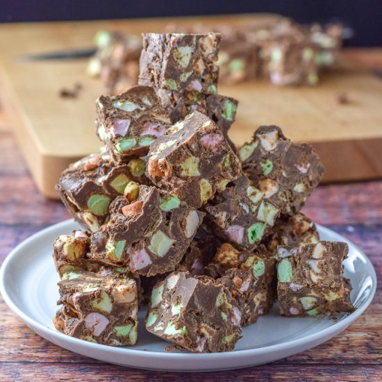 Rocky Road Fudge