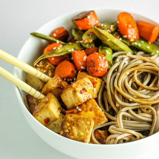 Sheet Pan Tofu Stir Fry