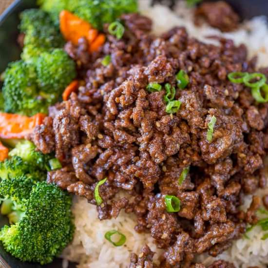 Ground Mongolian Beef