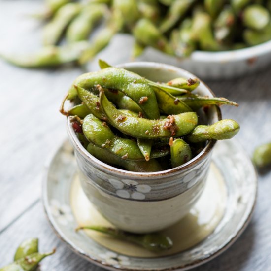 Garlic Chili Edamame