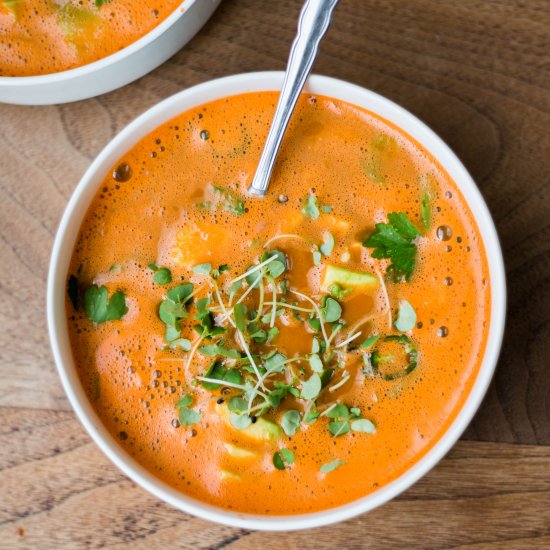 Warming Carrot Ginger Soup