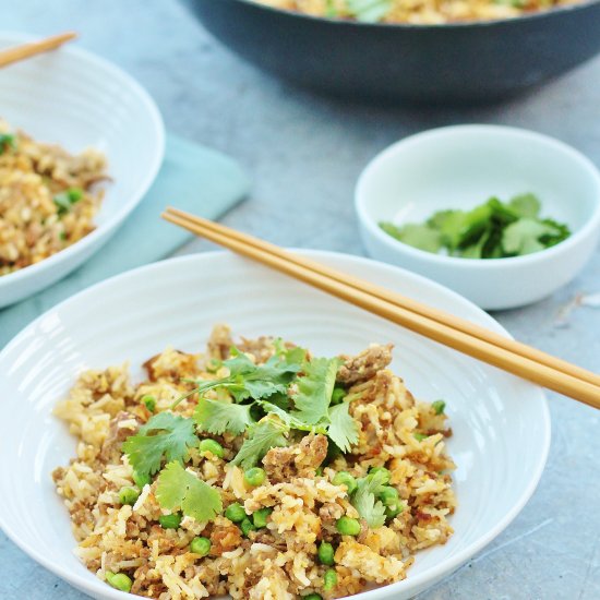 Chinese Style Lamb Fried Rice